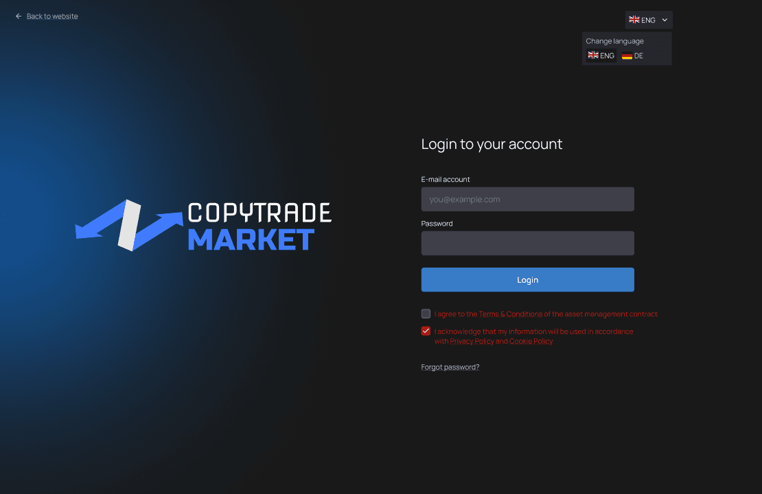 Copy Trade Market screenshot 4
