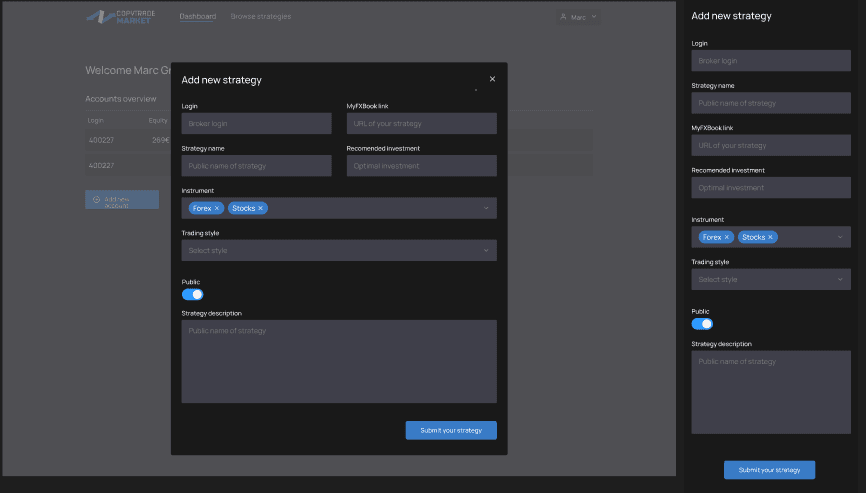 Copy Trade Market screenshot 3