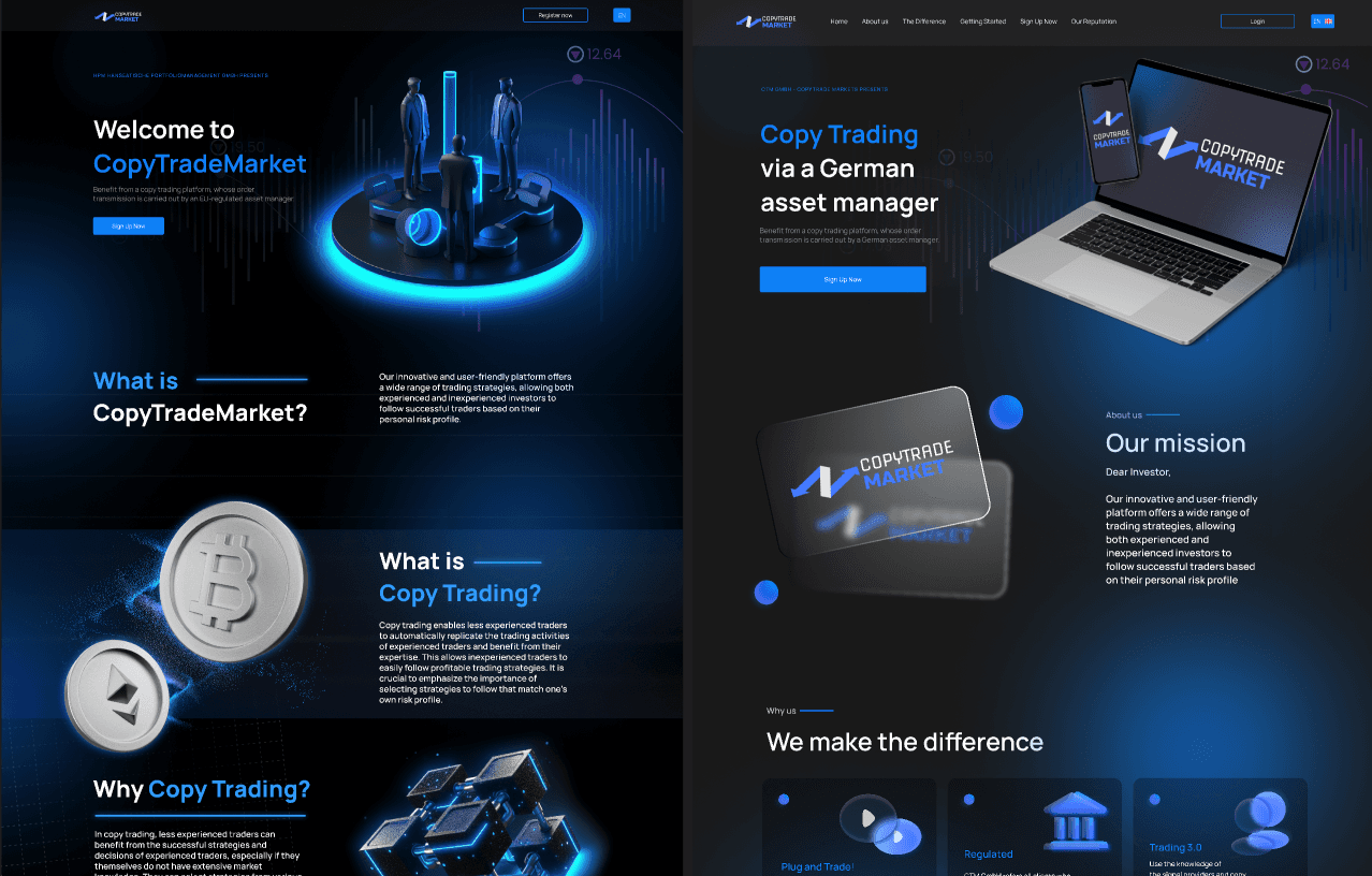 Copy Trade Market screenshot 1