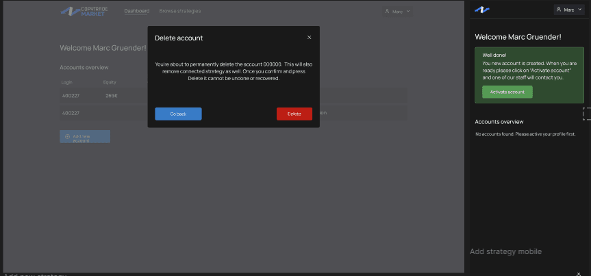 Copy Trade Market screenshot 5