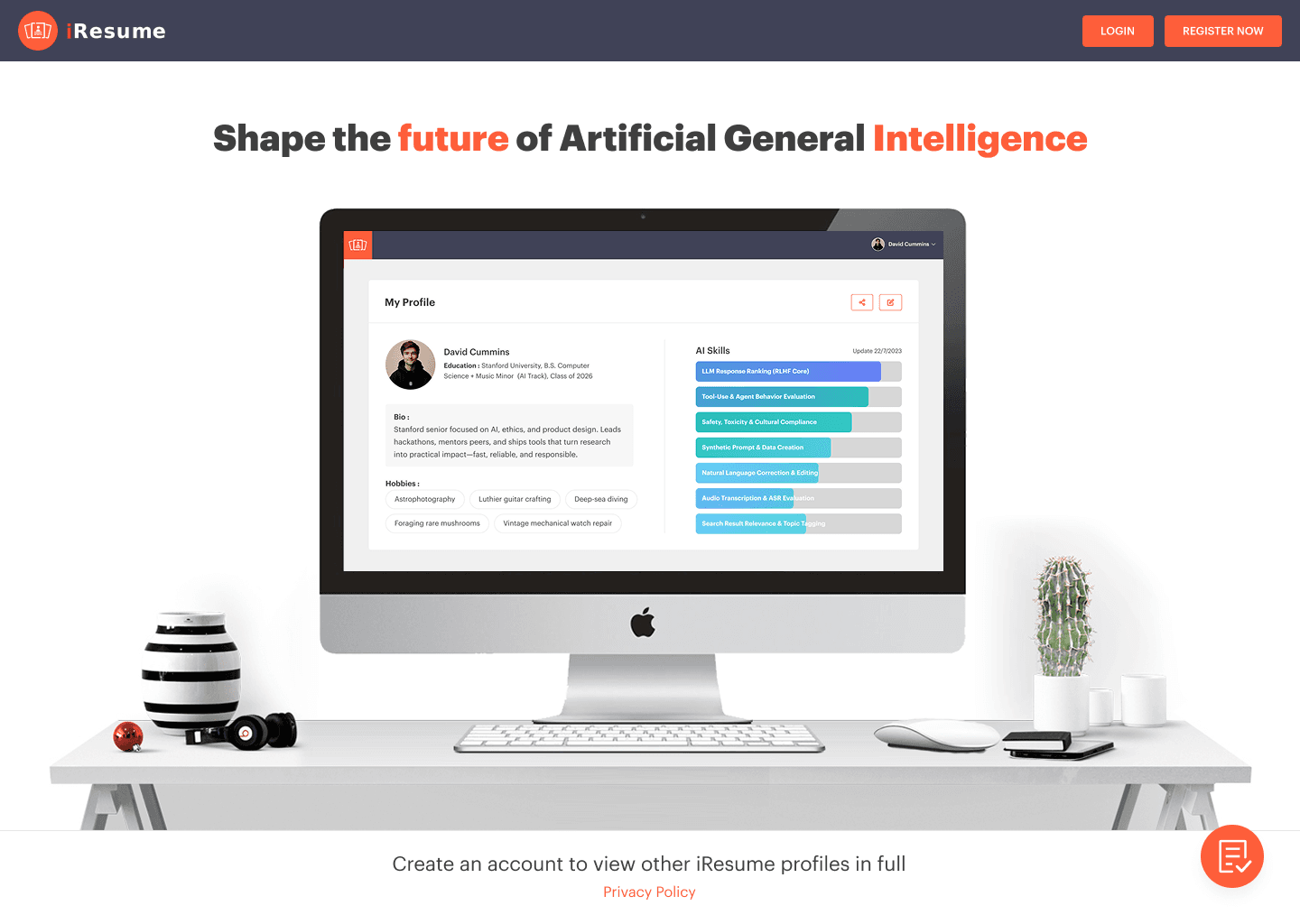 iResume screenshot 1